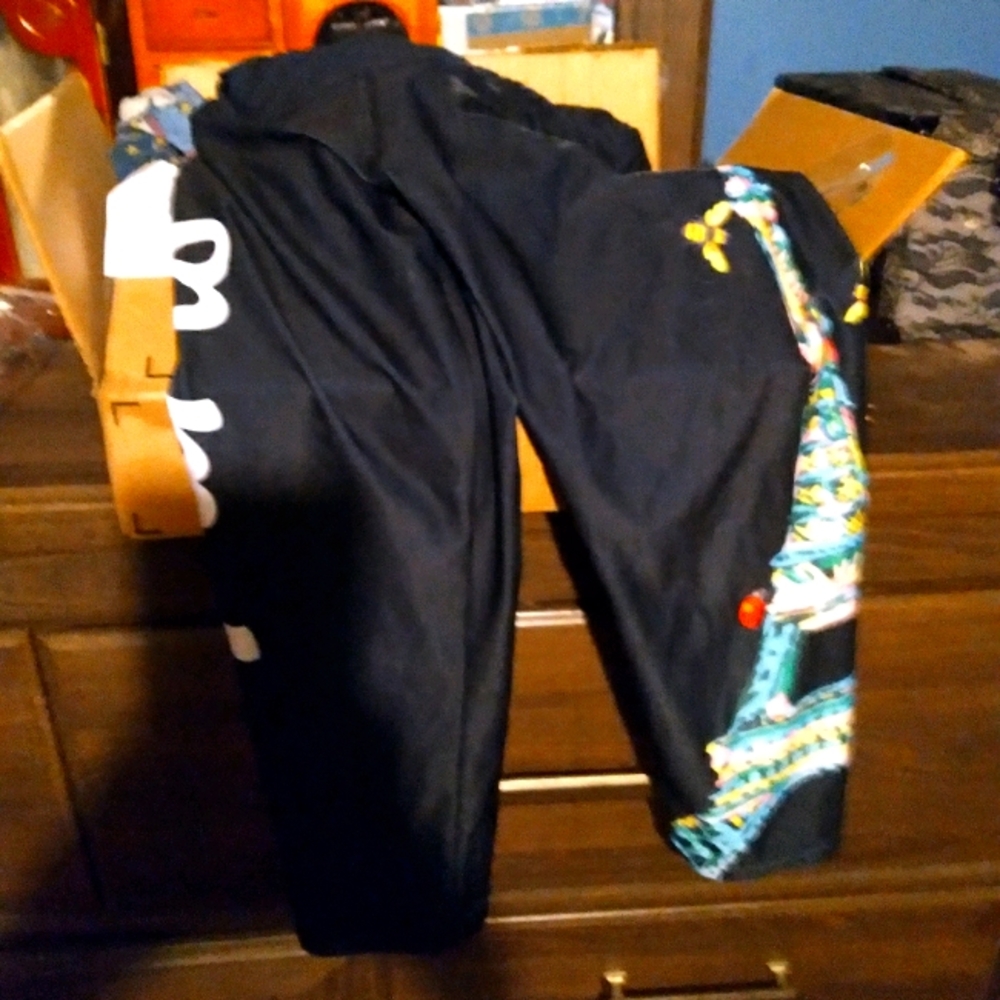 Capri silk leggings